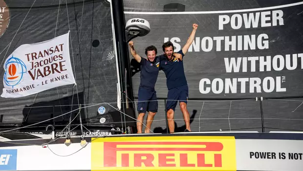 Ambrogio Beccaria et Nicolas Andrieu, vainqueurs en Class40 